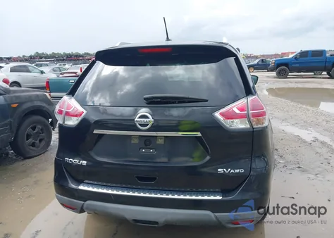 2016 Nissan Rogue Sv из США, поврежденный, VIN KNMAT2MV9GP675022